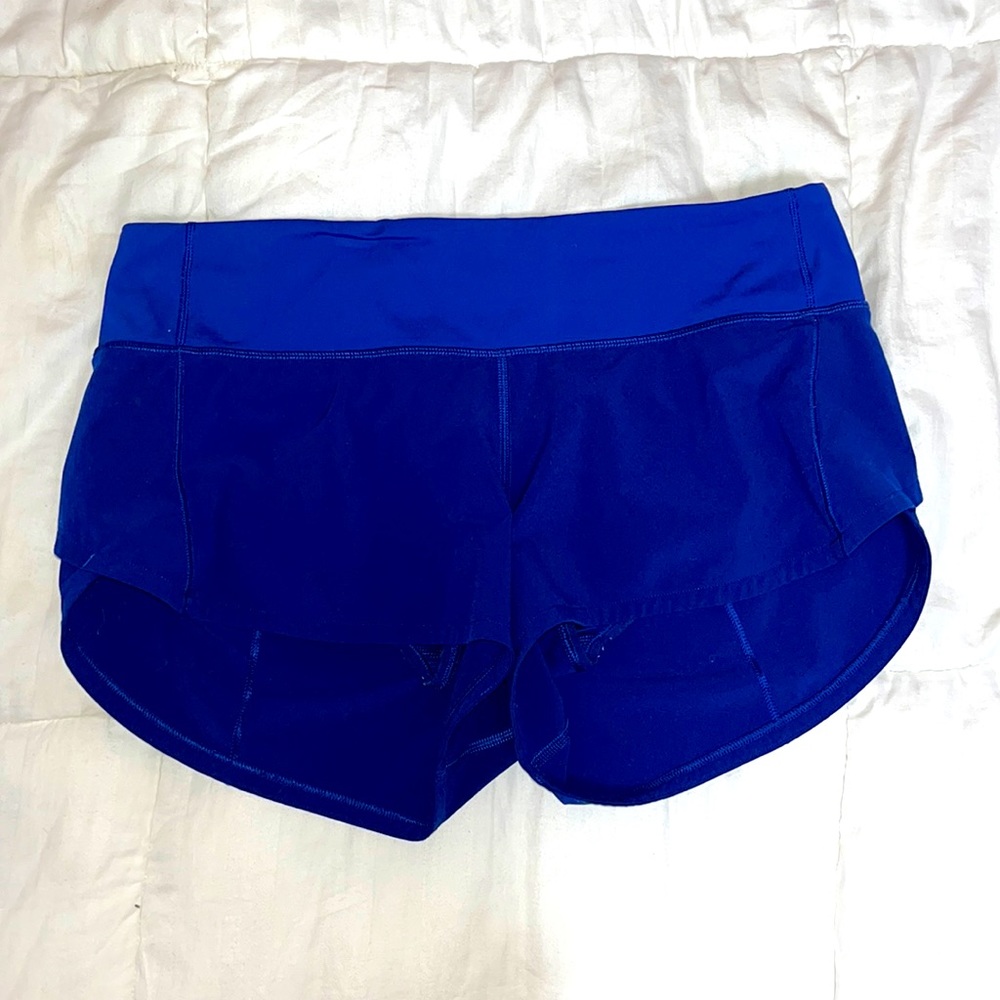 Lululemon dark blue shorts, size 6